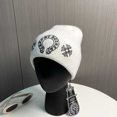 帽子 hrome hearts watch cap logo beanie CHROME HEARTS WOOL WATCH CAP CH Logo Embroidered Beanie Knit