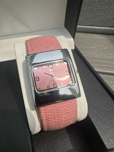 時計 Authentic Bangle Gucci watch Vintage Gucci Twirl Reversible Bangle Cuff Watch with