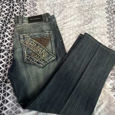 パンツ 2000s Emporio Armani baggy wide denim Emporio Armani × Hysteric Glamour × If Six Was Nine