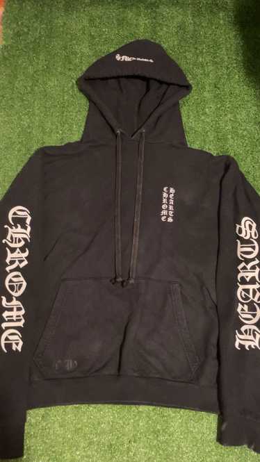 【Chrome Hearts】Vertical Logo Hoodie★フーディ★Black Buy Chrome Hearts Vertical Logo FU Hoodie 'Black' - 1383