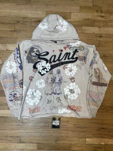 Saint Micheal ✖️denim tears スウェット Saint Michael x Denim Tears Crewneck Sweatshirt Navy Men's