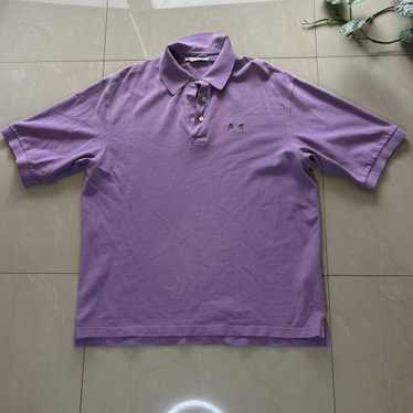 Acne Studios パープル ポロシャツ 半袖 Acne studios polo - Gem