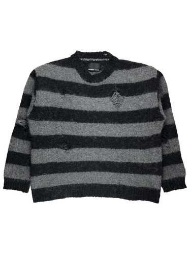NUMBER (N)INE ボーダーニット　フェザー　 03aw NUMBER (N)INE ボーダーニット フェザー 03aw - メルカリ