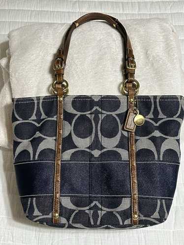 バッグ COACH Legacy Signature Denim Bag Y2K COACH Legacy Signature Denim Bag Y2K