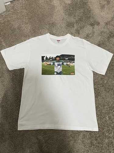 ウェア Supreme Maradona Tee \"White Supreme Maradona Tee White — Kick Game