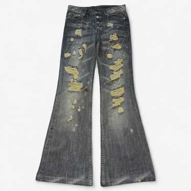 TORNADO MART 退廃 crash design cut sew Distressed denim × tornado - Gem