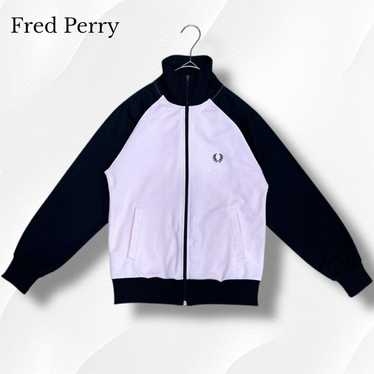 美品◎ 90s~00s FRED PERRY \"TRACK JACKET\" Vintage Fred Perry Track Jacket (Size L) — RootsBK