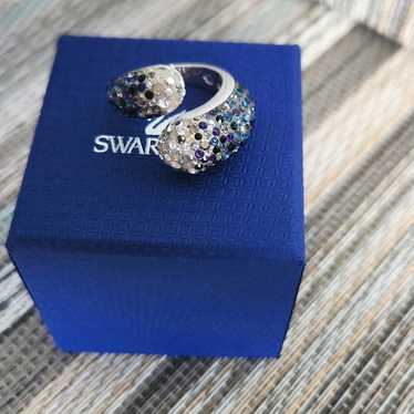 SWAROVSKI/スワロフスキーGLACIER/CRYSTAL RING/水色 Swarovski Ring | Blue Swarovski crystal ring | Aqua | Bidiliia