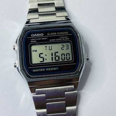 CASIO ALARM CHRONO 腕時計★カシオ 593 W-31 CASIO W-31(Module 593) Made in Japan 1988. King of Basic. W