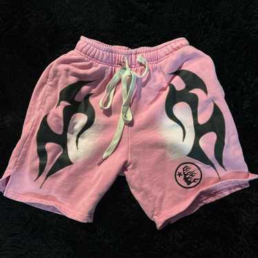 Hellstar flame ヘルスター ハーフパンツ Sサイズ pink Hellstar Flame Shorts Pink - FW23 - US