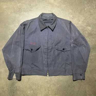 ジャケット・アウター 50s work jacket Vintage 1950's Whipcord Workwear Jacket, 50's Era Vintage