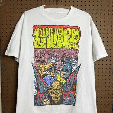 GWAR グワァー Tシャツ カットオフ ヴィンテージ フェード Gwar Vintage Band Mens XLarge Tshirt 1980/1990's Black S/S