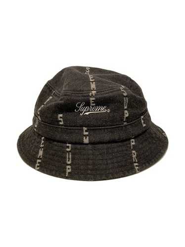 Supreme denim logo hat - Gem