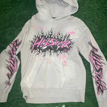 HELLSTAR 長袖 トレーナー パーカー Hstar Records 白 ／関送込 Hellstar hoodie and - Gem