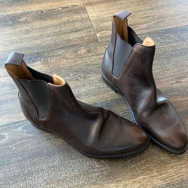 Crockett&Jones CHELSEA US7.5E サイドゴア Chelsea 5 Dark Brown Wax Calf | Crockett & Jones – Crockett