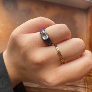 Mejuri Gold Ring Band - Gem