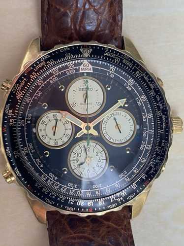 SEIKO スクエア 5P30-6150 ゴールド メンズ クォーツ Seiko 5p30 - Etsy