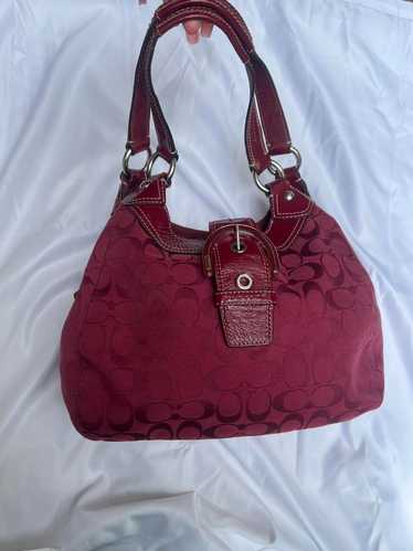 Coach red signature hobo - Gem