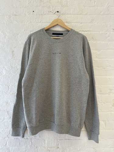 1017 ALYX 9SM ロゴプリントセーター 1017 ALYX 9SM Logo Cotton Crewneck Sweater Black Men's Size