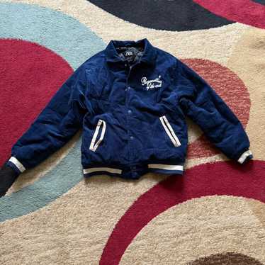 Zara navy varsity jacket - Gem