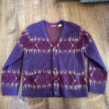 Supreme abstract stripe cardigan - Gem