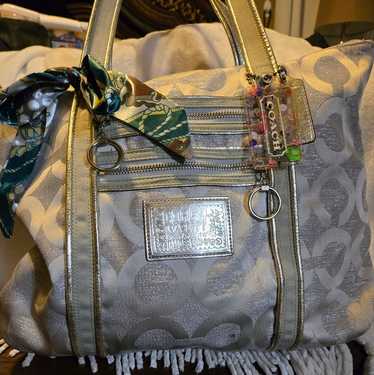 Coach poppy metallic silver - Gem