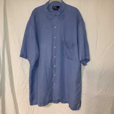 小物 Polo Ralph Lauren vintage camp Polo Ralph Lauren Vintage Camp Shirt Mens Size XL Blue Red