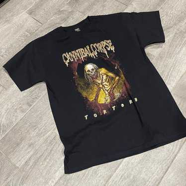 Cannibal Corpse Tシャツ 半袖 ブラック バンドTシャツ Cannibal corpse black t - Gem