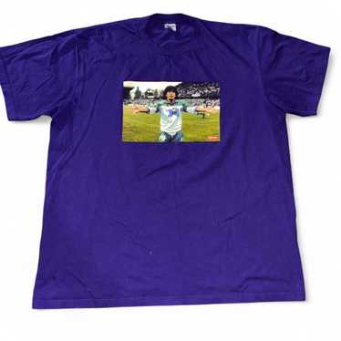 【Supreme】Maradona Printed Graphic T-Shirt★Purple★24SS★ Supreme Maradona Tee (Purple) | eBay