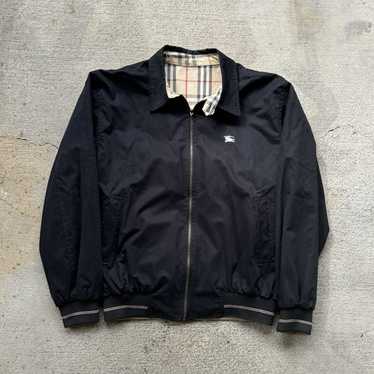希少 90s BURBERRYS’ 2way harrington jacket 90s Burberry Harrington Jacket | Lucky Vintage | University