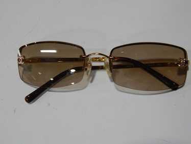 CHANEL サングラス 4093-B made in Italy Chanel Vintage 4093-B Orange Rhinestone Rimless Sunglasses C