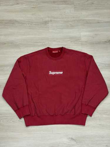 S*様 Supreme box logo crewneck Supreme Washed Box Logo Crewneck (SS25) - $158