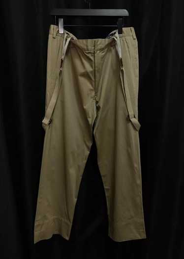 GEOFFREY B. SMALL／NVP05 suspender pants GEOFFREY B. SMALL - Men Oversize Drawstring Fishermans
