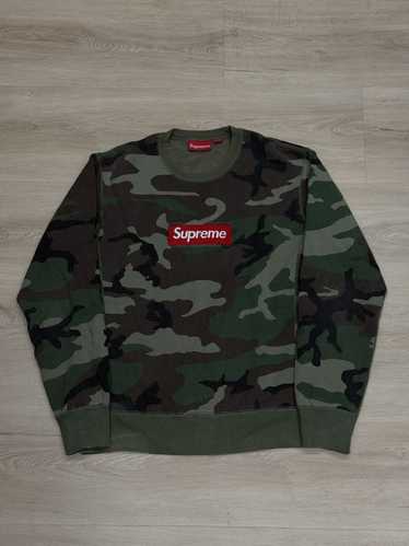トップス Supreme Camo Box Logo Crewneck Supreme Box Logo Crewneck (FW15) Camo Men's - FW15 - US