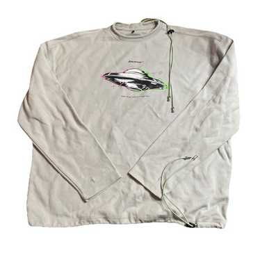 ADER error Spaceship Graphic Print Sweatshirt XL … - image 1