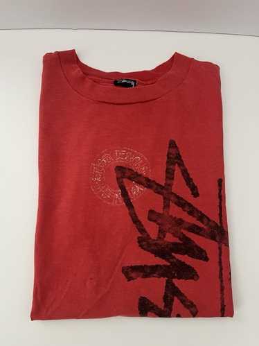 old stussy Tシャツ XL Vintage Stussy INTL TRIBE 1980 Logo T Shirt Black Los