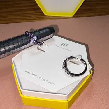 Bomb party ring earrings - Gem