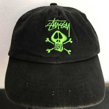 ウェア STUSSY CAP 1980's Vintage Stussy Logo Hat 90s 80s Made In USA Streetwear Rasta