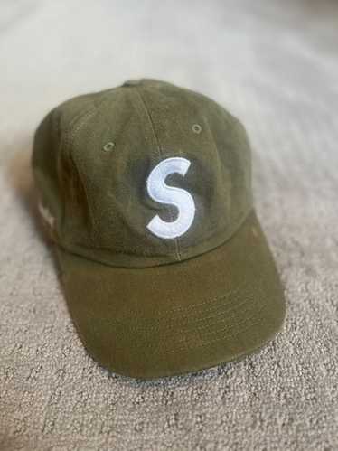 Supreme Washed Denim S Logo 6-Panel グリーン Buy Supreme Cordura Denim S Logo 6-Panel 'Bleached Indigo