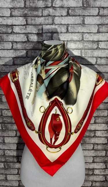 ほぼ未使用 HERMES カレ90 ATTELAGE EN ARBALETE Attelage en Arbalete forever scarf 90 - Brown | Hermès USA