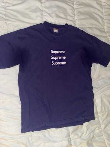 asspizza triple box logo L/S tee L 黒 SUPREME X ASSPIZZA TRIPLE BOX LOGO LONG SLEEVE TSHIRT IN