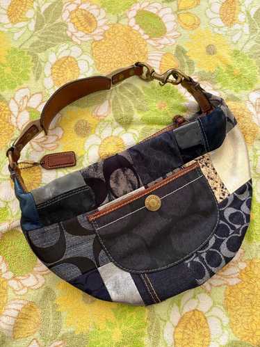Coach denim patchwork hobo - Gem