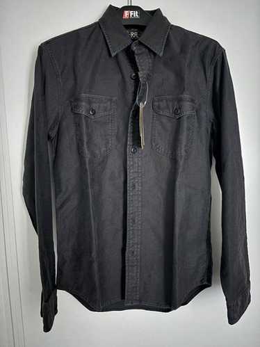 【極美品】RRL BLACK WABASH STRIPE SHIRT キムタク着 Rrl chambray kimura takuya - Gem