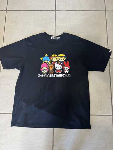 BAPE サンリオ　コラボ　クロップtee BAPE x Kuromi Baby Milo Ginza Exclusive Tee Black Men's