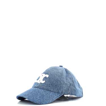 【★希少★】CELINE CAP INDIGO AA0B3234X-07NI_3_FALL25_W_V1.tif