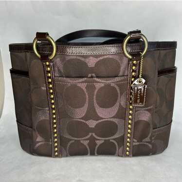 Coach gallery pocket satchel - Gem