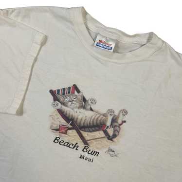 希少XL 90's〜 BOB HARRISON Beach Bums スウェット Vintage 90s Beach Bums Cute Cats T-shirt Bob Harrison Art