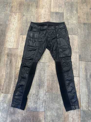 パンツ Rick owens wax memphis pants Rick Owens × Rick Owens Drkshdw Rick Owens black wax Memphis