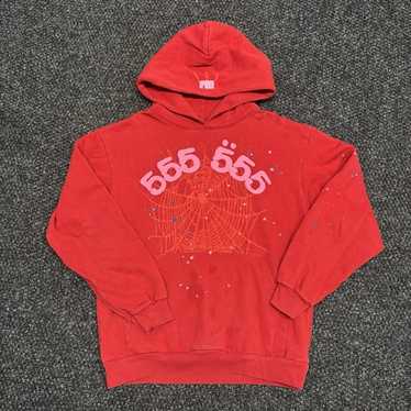 Sp5der hoodie red angel - Gem