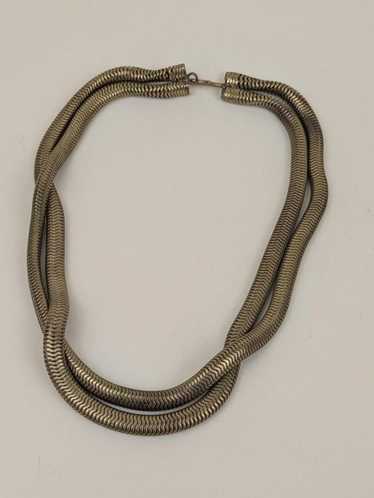 Vintage snake necklace - Gem
